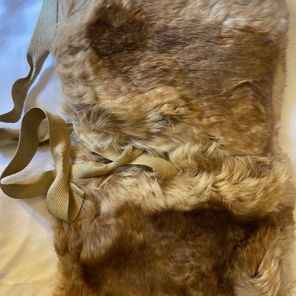 PRADA GENUINE CHINCHILLA COLLAR - LIGHT BROWN - Picture 9 of 9